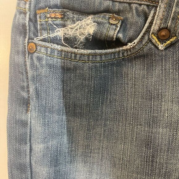 Joe’s jeans flare leg distressed denim jeans, size 28‎ - Picture 14 of 15